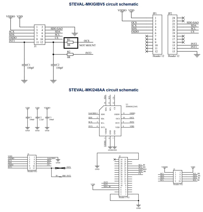 Schematic - STMicroelectronics STEVAL-MKI248KA Evaluation Kit